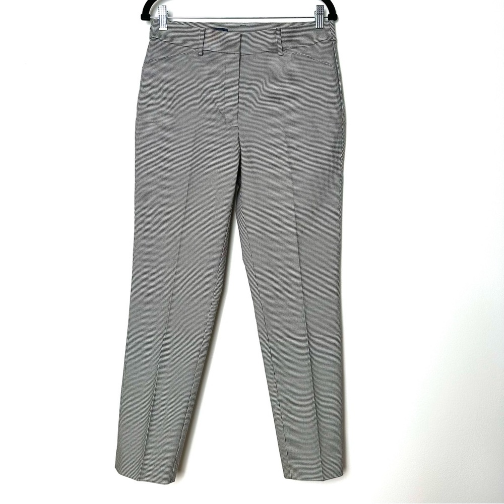 Brooks Brothers Houndstooth Tapered Dress Pants Preppy Collegiate Light Academia